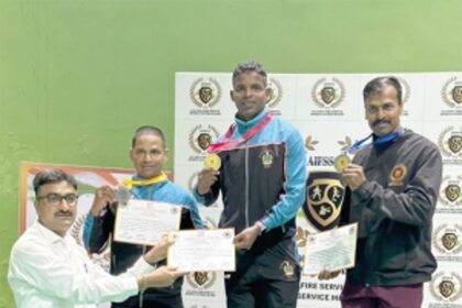 Goa strikes gold at All-India  Fire Services Sports Contest