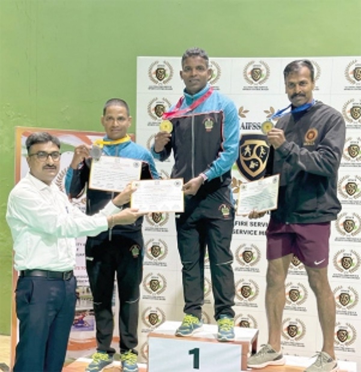 Goa strikes gold at All-India  Fire Services Sports Contest