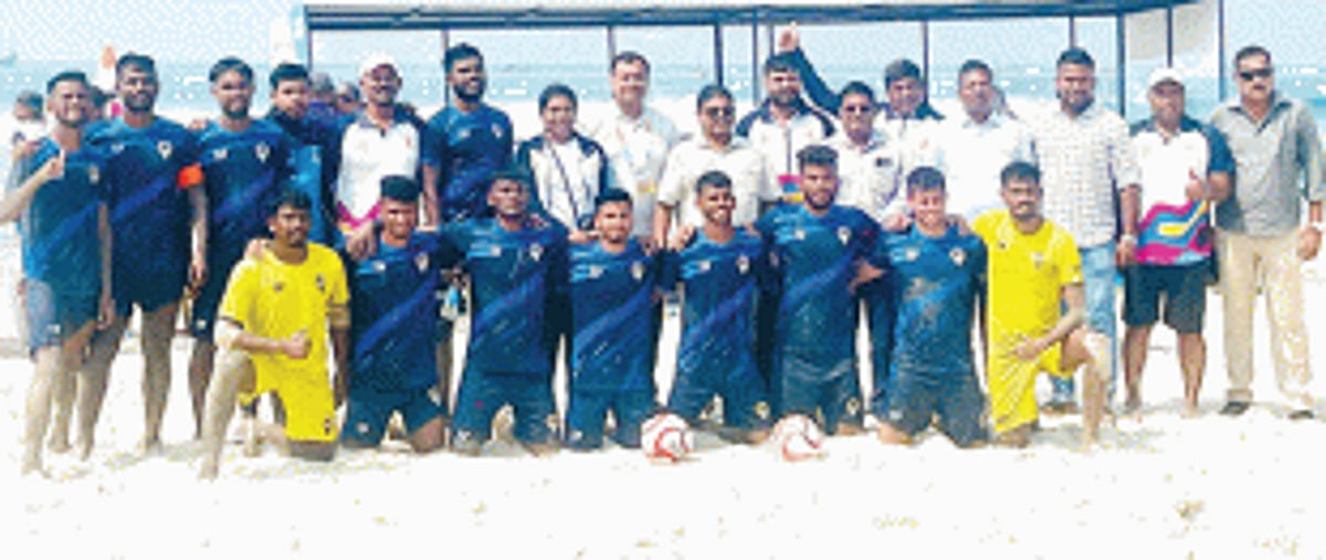 Goa trounce Punjab in beach soccer