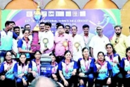 Goa women clinch Senior National  Tennis Ball Cricket Championship