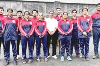 Goa wushu team for Nationals