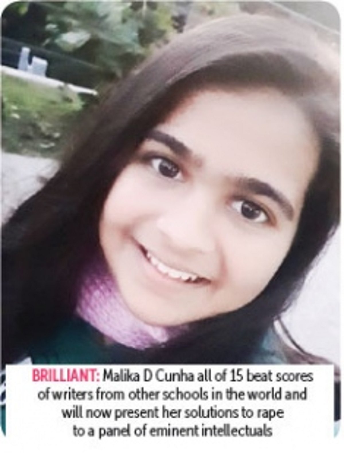 Goan girl’s work on burning issue of rape, to be evaluated by former French President, Sarkozy