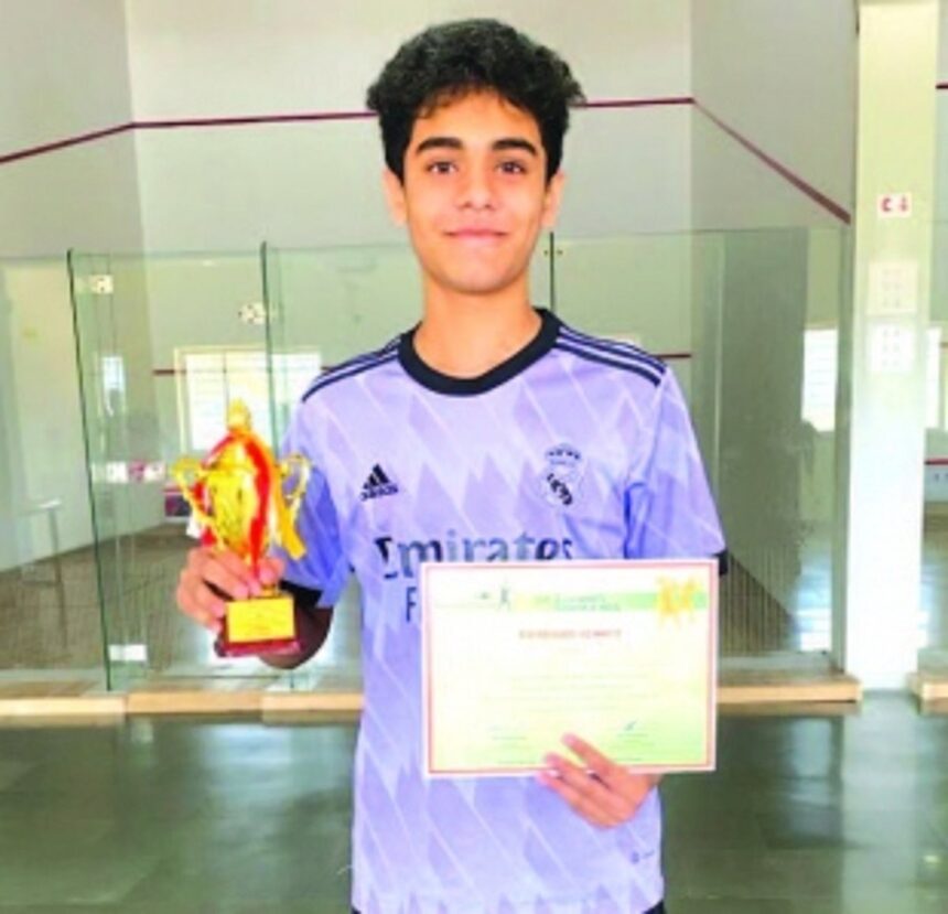 Goan squash player Abdus aims for  2028 Olympics if discipline included