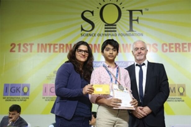 Goan student Omar S Naik shines at Olympiad awards 2018-19