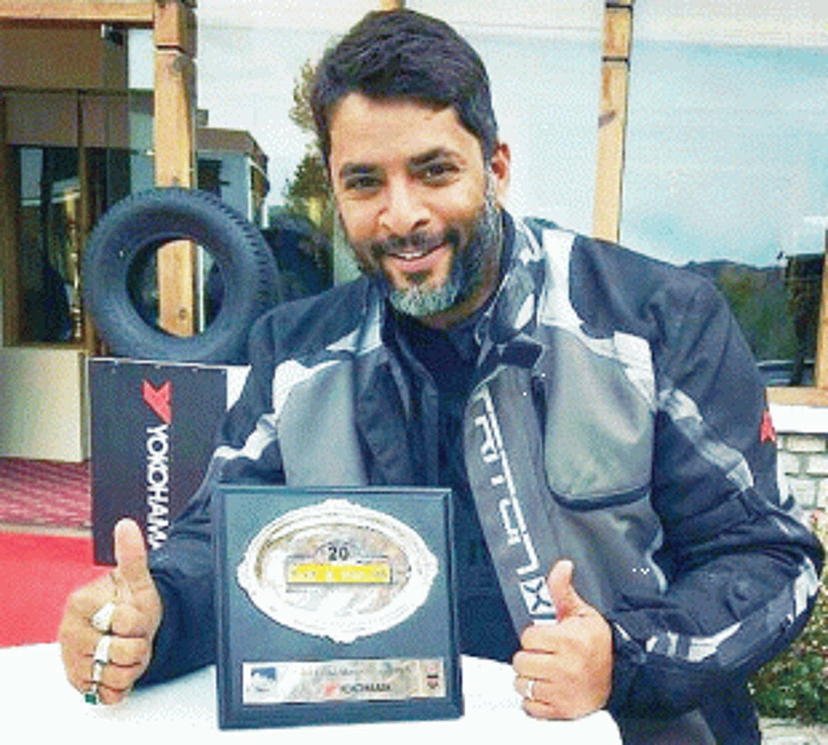 Goan superbiker stands third in the Raid De Himalaya
