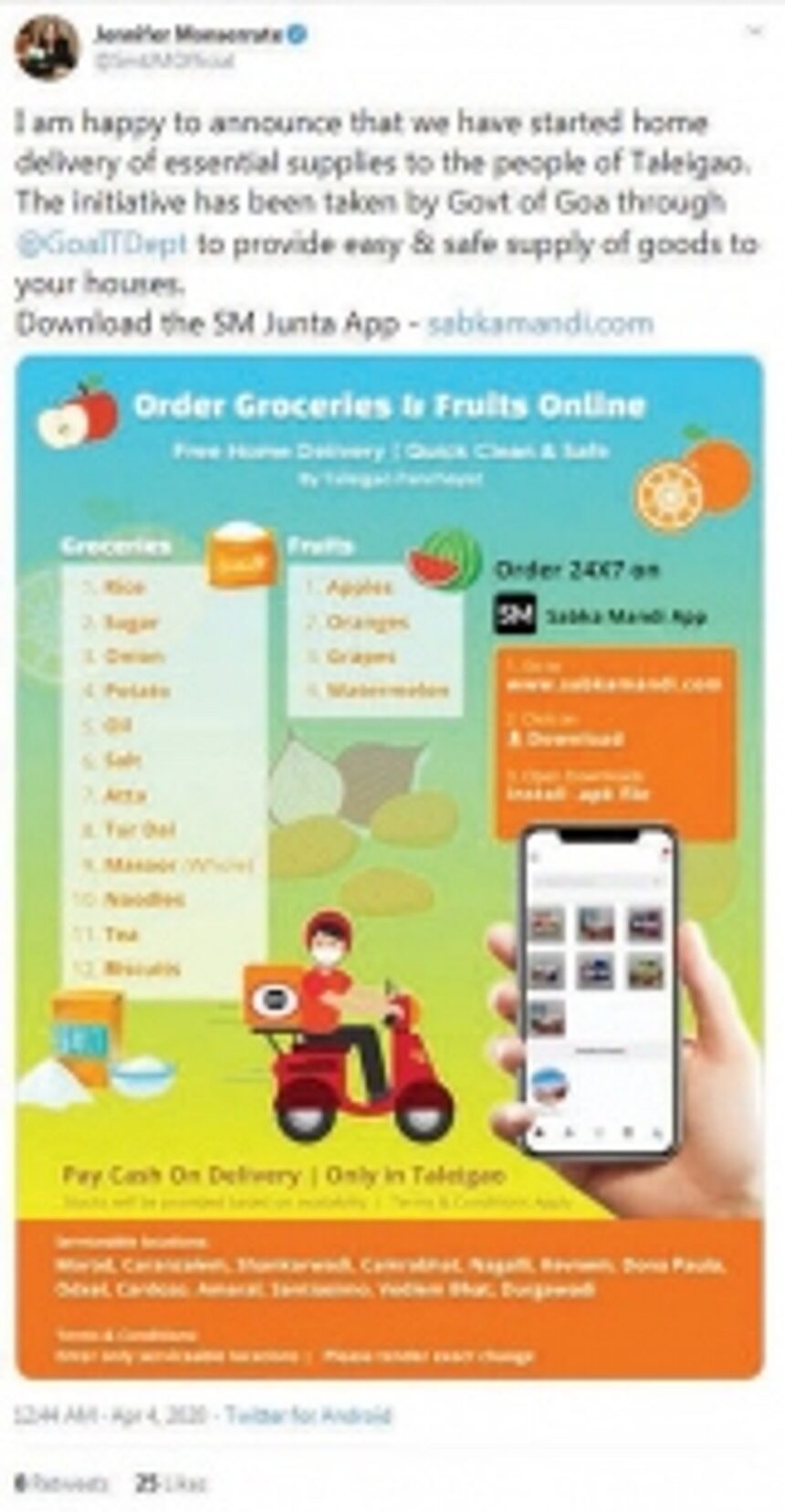 Goans ‘tech’ it away, to tackle info and delivery roadblocks during Corona