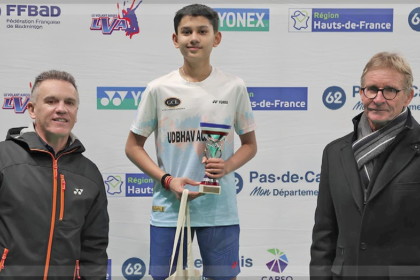 Goa’s Aarush Pawaskar Wins Silver at France Open U-17 Badminton Tournament