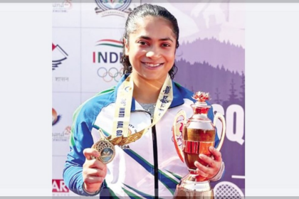 Goa's Akanksha Salunkhe Clinches Gold in Squash at National Games