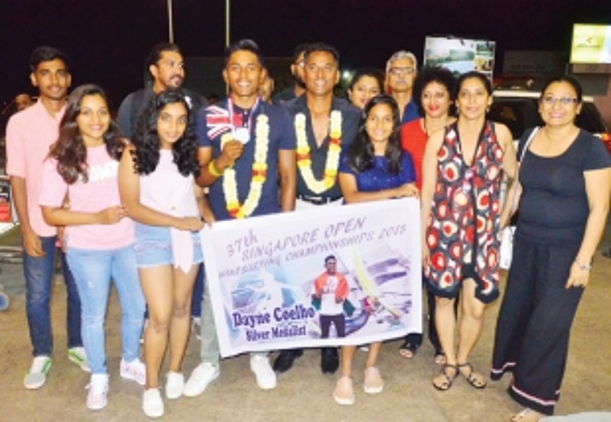 Goa’s Dayne bags silver in windsurfing