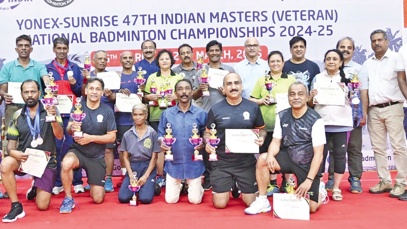 Goa's Dr Manju Khandeparker and Doubles Pair Pradeep Dhond & Tanaji Sawant Win Bronze at Indian Masters Badminton Championship