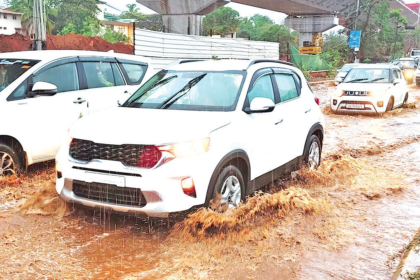 Goa’s First Showers Expose Crumbling Civic Infrastructure in Arambol, Mapusa, and Margao