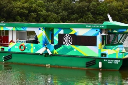 Goa’s First Solar-Electric Hybrid Catamaran ‘MV LRAJ Green’ Wins National Sagarmitra Coastal Impact Award