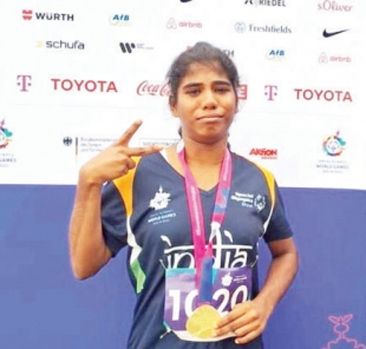 Goa’s Geetanjali bags gold in World Special Olympics