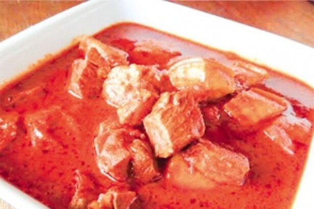Goa’s Pork Vindalho is the top Indian pork dish