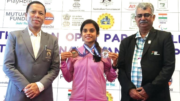 Goa’s Sakshi Kale Wins Double Bronze at Indian Open Para Athletics Championship 2025