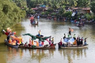 Goa's Sangodd Festival Draws Enthusiastic Spectators to Cumbharjua Canal