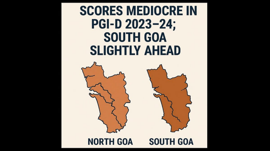Goa’s School Education Scores Mediocre in PGI-D 2023–24; South Goa Slightly Ahead