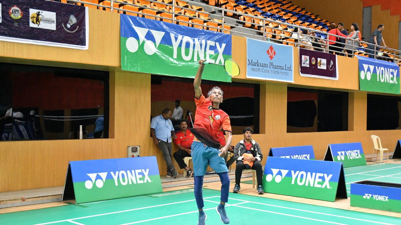 Goa’s Senior Shuttlers Shine at 47th Indian Masters National Badminton Championship