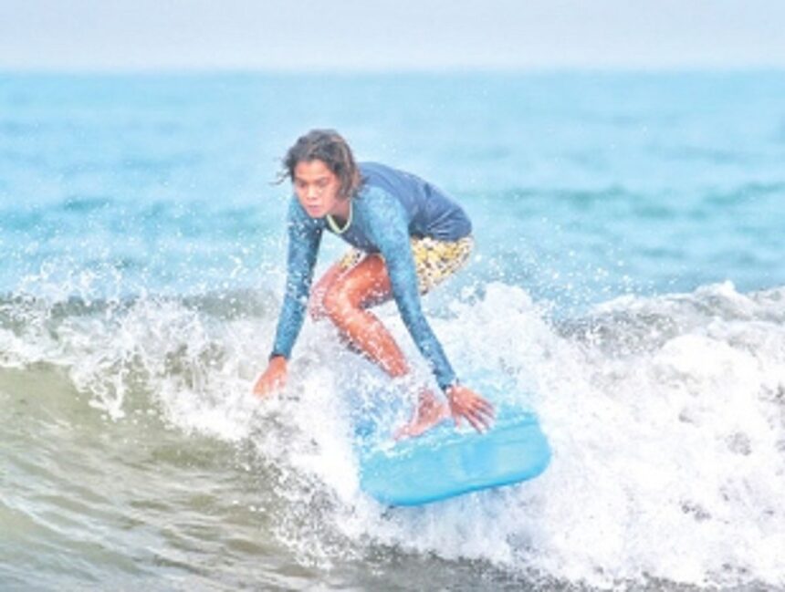 Goa’s Sugar Banarse wins  silver at National surfing