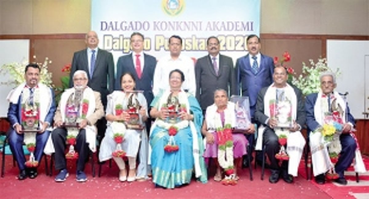 Goa’s best awarded with the Dalgado awards