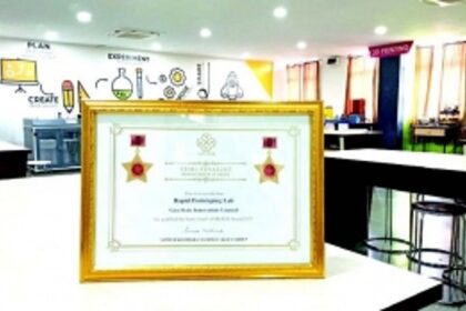 Goa's innovation hub honoured: Prototyping lab receives prestigious SKOCH Certificate