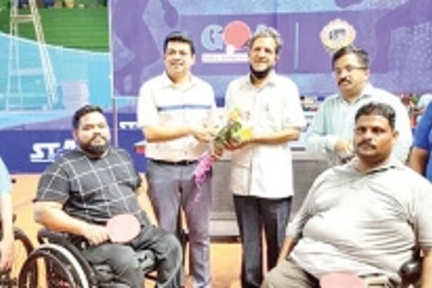 Goa’s para-TT team provided with wheelchairs ahead of National c’ship