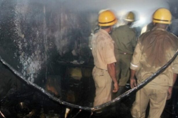 Gogal restaurant  destroyed in fire