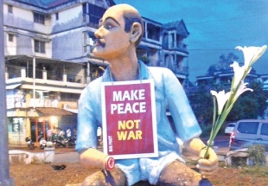 Gogol landmark vandalized again