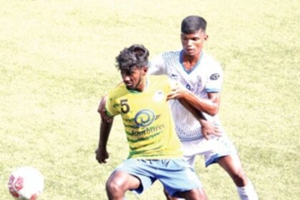 Golden Eagles down  Panjim Footballers in thriller