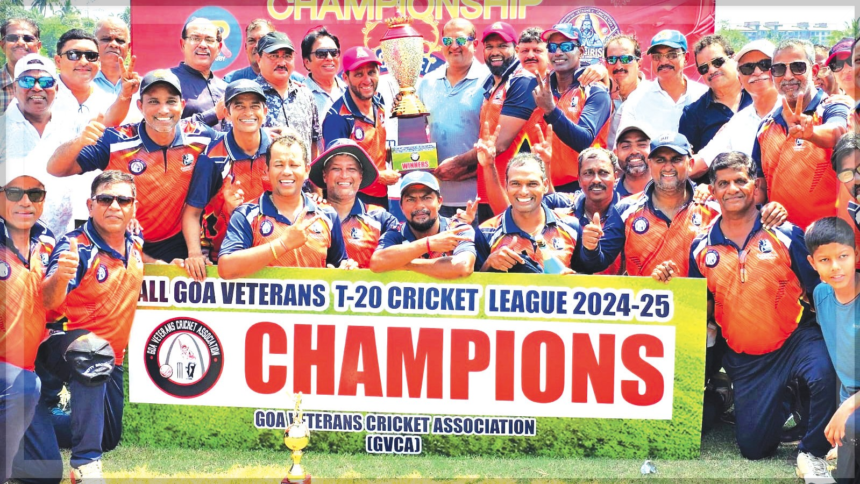 Gomanchal Warriors Clinch Goa Veteran Cricket League Title with 19-Run Win Over Dessert n More Avengers 1 Gomanchal Warriors Clinch Goa Veteran Cricket League Title with 19-Run Win Over Dessert n More Avengers