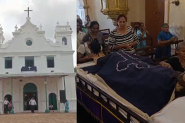 Good Friday Observed at Monte Hill Chapel, Margao