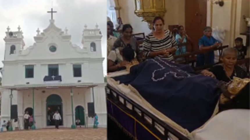 Good Friday Observed at Monte Hill Chapel, Margao