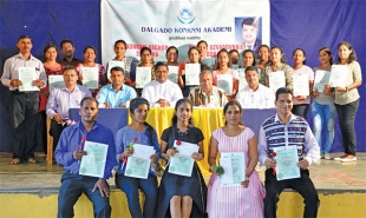 Good Response for Konkani Reading Competition at Curchorem