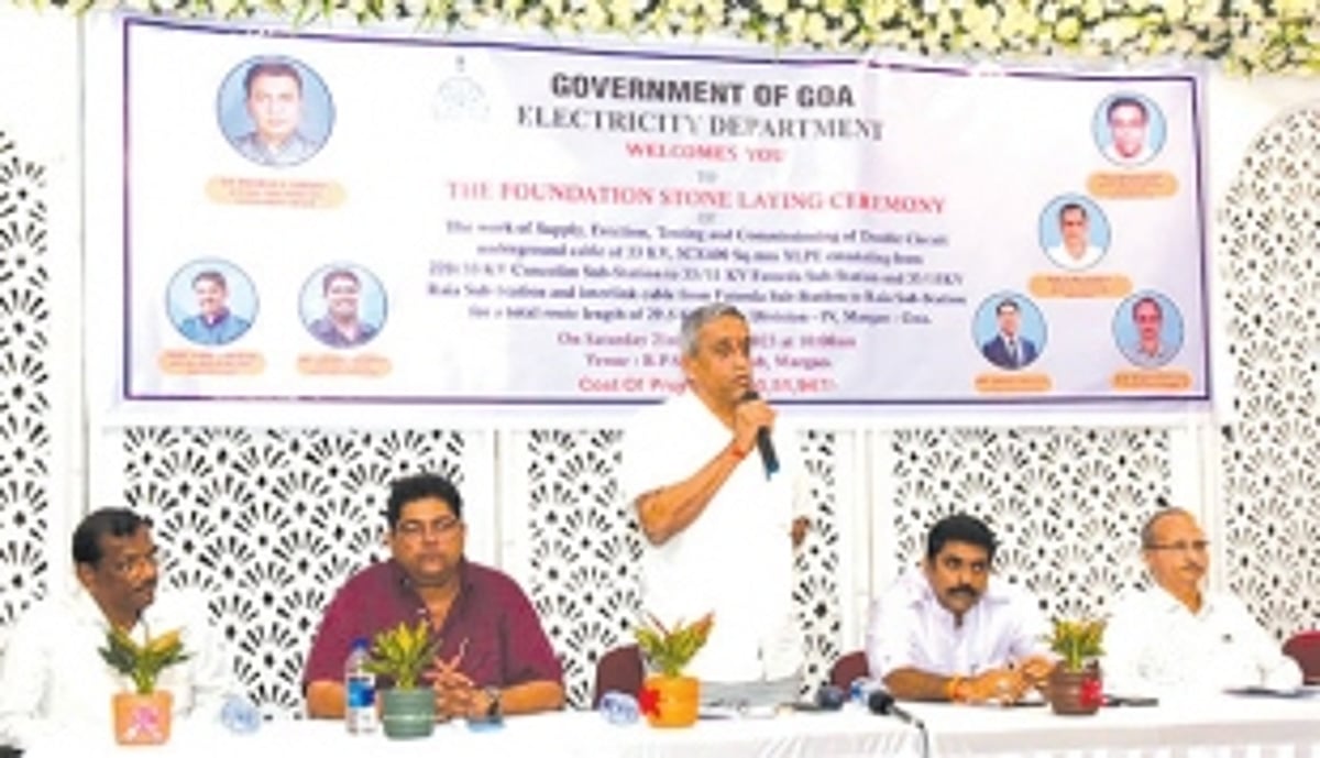 Government initiates Rs 40 crore projects to improve electricity supply in Salcete taluka