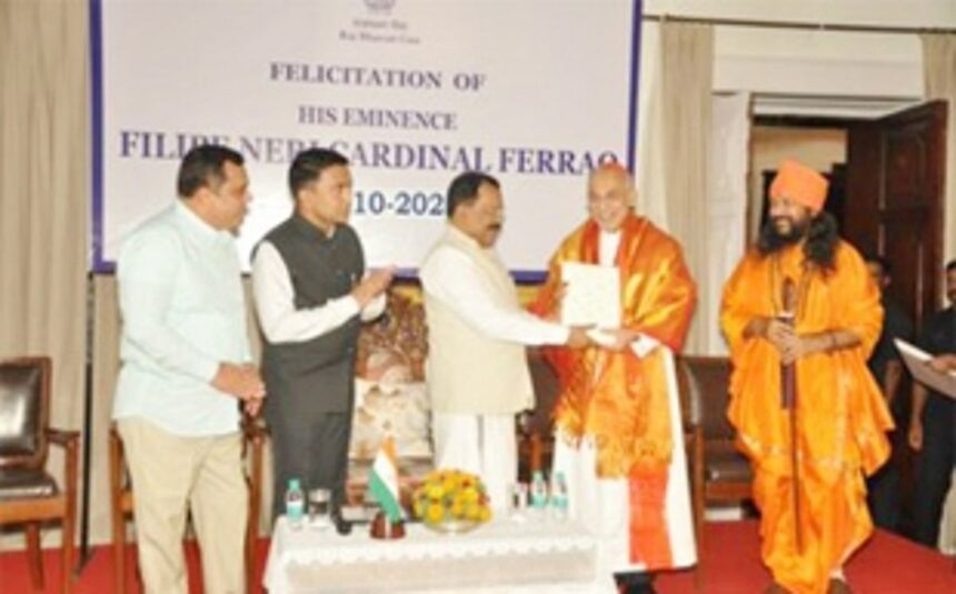 Governor felicitates Cardinal Ferrao