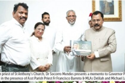 Governor of Goa visits St Anthony’s Church, Siolim