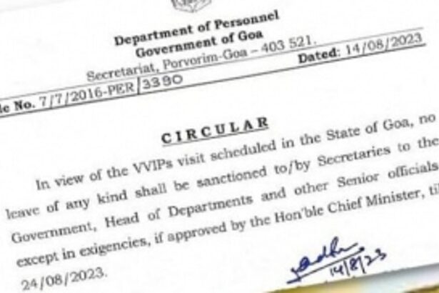 Govt bans leave to top officers in view of VVIPs’ visit to State