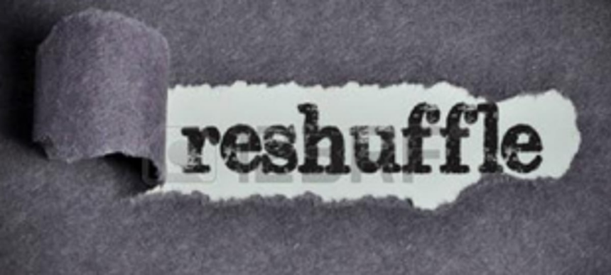 Govt officials reshuffled