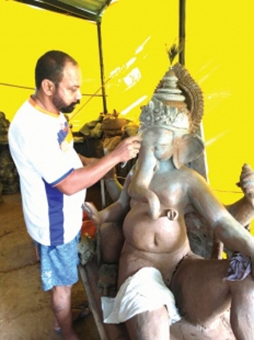 Govt should provide subsidy on time: Ponda Ganesh clay idol artisans