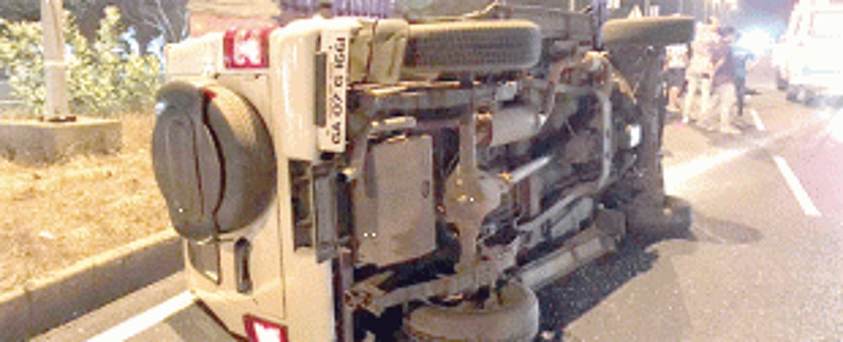 Govt vehicle driver causing death to a scooter rider arrested