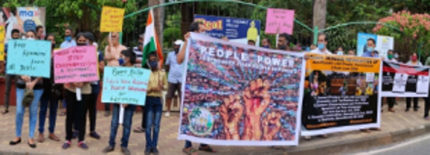 Goyant Kollso Naka demands revocation of three farm laws