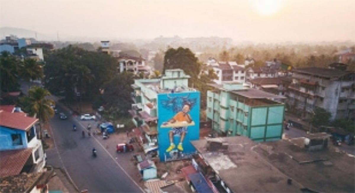 Graffiti adds FC Goa colour to Margao