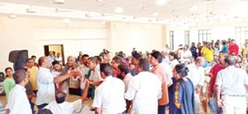 Gram sabha rejects proposal to carve out Dabolim panchayat from Chicalim 1 Gram sabha rejects proposal to carve out Dabolim panchayat from Chicalim
