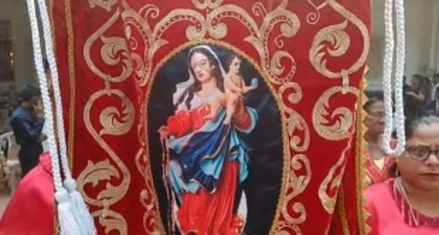 Grand Procession Marks the Feast of Our Lady of Rosary at Navelim 1 Grand Procession Marks the Feast of Our Lady of Rosary at Navelim