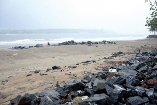 Granite boulders dumped in sea off Miramar for promenade project pose threats to boats
