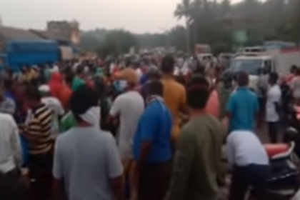 Groceries open but CHAOS reigns