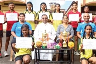 Guardian Angel HS State  Sepaktakraw U-14 girls champs