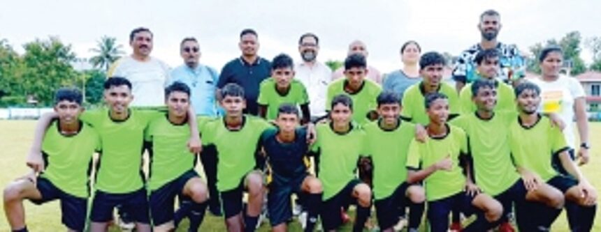 Guardian Angel HSS win U-17 boys South Goa football