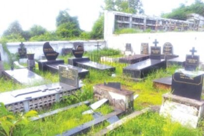 Guardian Angel cemetery at Curchorem vandalised