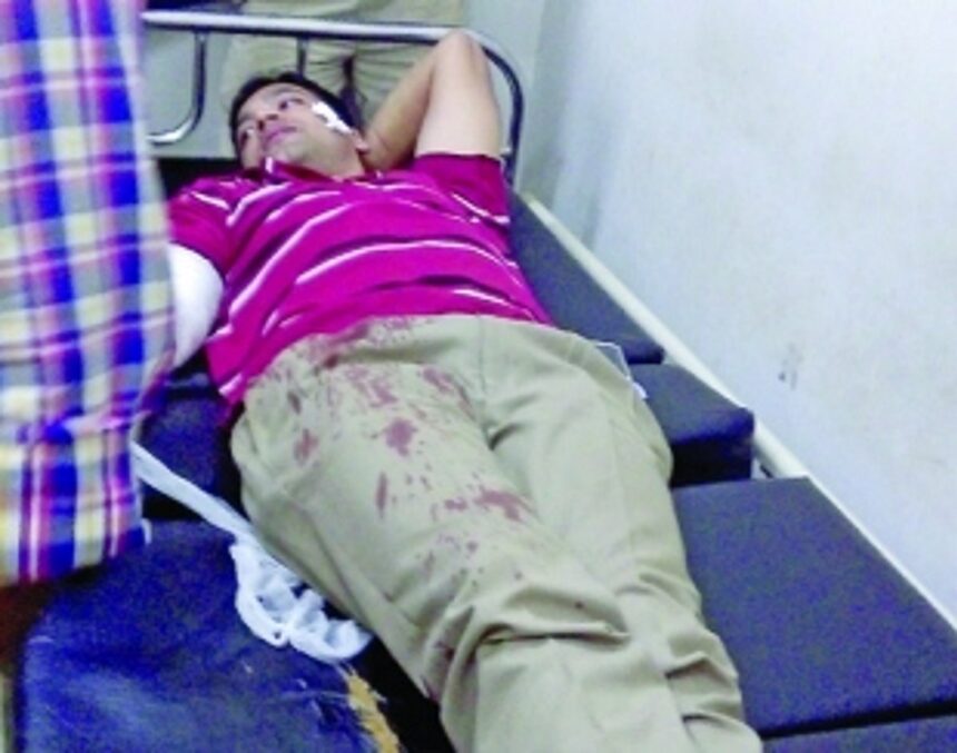 Guirim resident leaves 5 cops injured in attack 1 Guirim resident leaves 5 cops injured in attack
